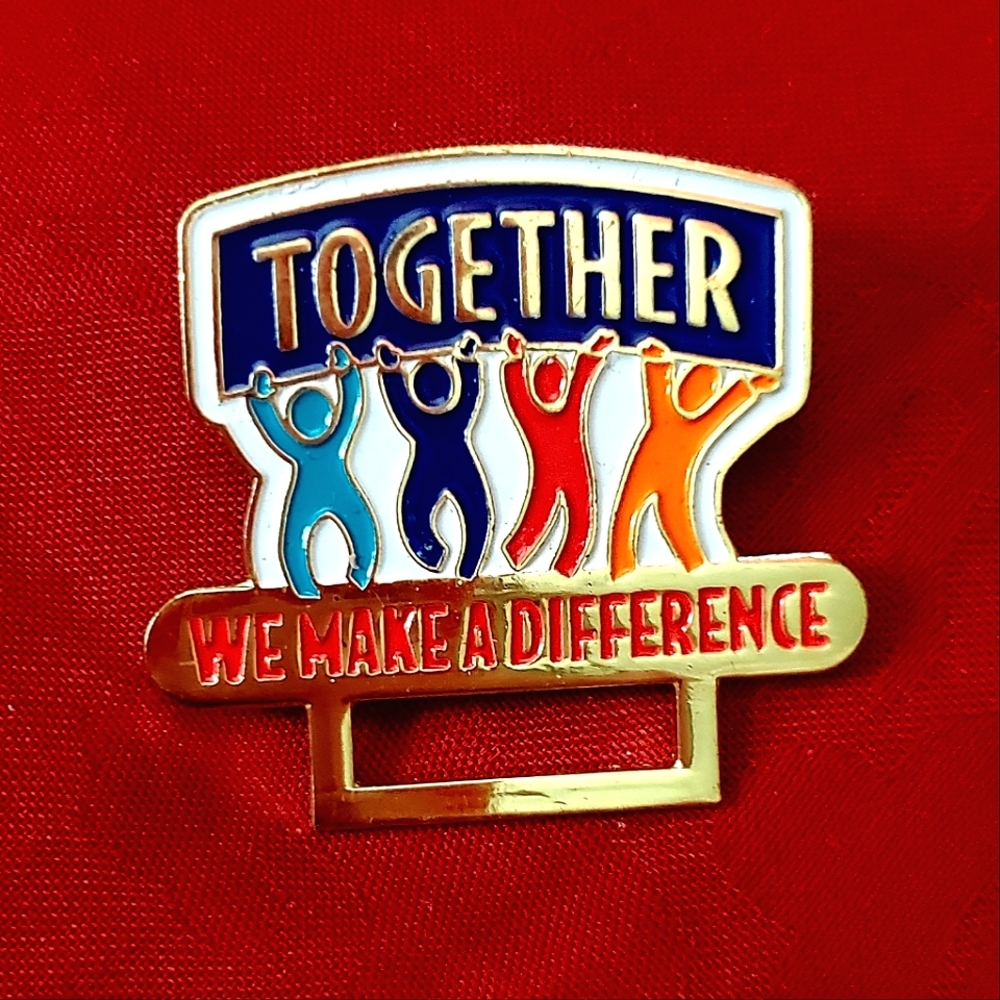 Positive promotions pin